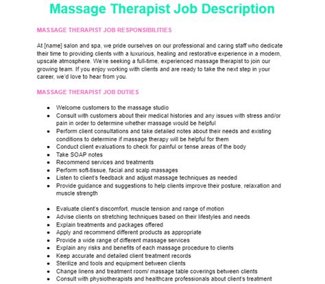 50+ Massage Therapist Jobs, Employment 29 August, 2024.